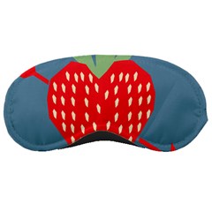 Fruit Red Strawberry Sleeping Masks by Mariart