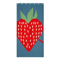 Fruit Red Strawberry Shower Curtain 36  X 72  (stall)  by Mariart