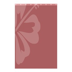 Hibiscus Sakura Red Shower Curtain 48  X 72  (small) 