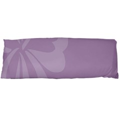 Hibiscus Sakura Lavender Herb Purple Body Pillow Case Dakimakura (two Sides)