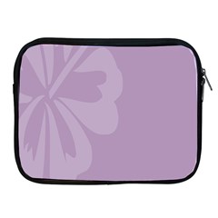 Hibiscus Sakura Lavender Herb Purple Apple Ipad 2/3/4 Zipper Cases by Mariart