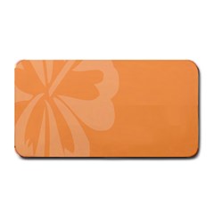 Hibiscus Sakura Tangerine Orange Medium Bar Mats by Mariart