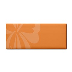 Hibiscus Sakura Tangerine Orange Cosmetic Storage Cases by Mariart