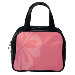 Hibiscus Sakura Strawberry Ice Pink Classic Handbags (one Side)