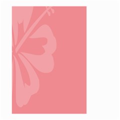 Hibiscus Sakura Strawberry Ice Pink Small Garden Flag (two Sides) by Mariart