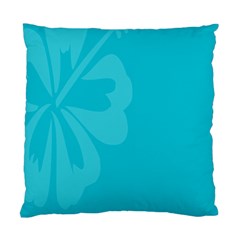 Hibiscus Sakura Scuba Blue Standard Cushion Case (one Side) by Mariart