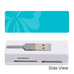 Hibiscus Sakura Scuba Blue Memory Card Reader (stick) 