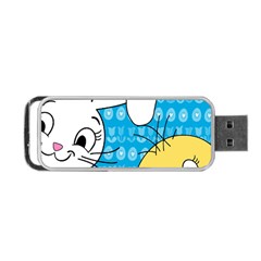 Easter Bunny And Chick  Portable Usb Flash (two Sides) by Valentinaart