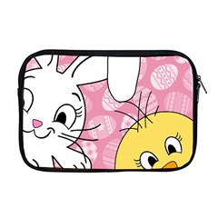 Easter Bunny And Chick  Apple Macbook Pro 17  Zipper Case by Valentinaart