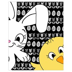 Easter Bunny And Chick  Drawstring Bag (small)