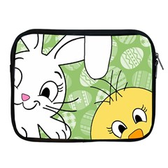 Easter Bunny And Chick  Apple Ipad 2/3/4 Zipper Cases by Valentinaart