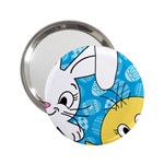 Easter bunny and chick  2.25  Handbag Mirrors Front