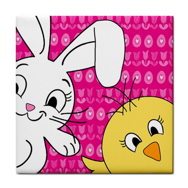Easter Tile Coasters