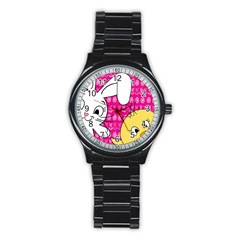 Easter Stainless Steel Round Watch by Valentinaart