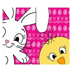 Easter Double Sided Flano Blanket (small)  by Valentinaart