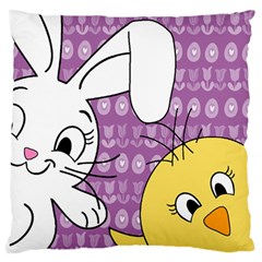 Easter Standard Flano Cushion Case (one Side) by Valentinaart