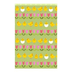 Easter - Chick And Tulips Shower Curtain 48  X 72  (small)  by Valentinaart