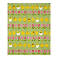 Easter - Chick And Tulips Shower Curtain 60  X 72  (medium)  by Valentinaart