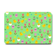 Easter - Chick And Tulips Small Doormat 