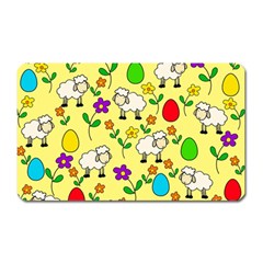 Easter Lamb Magnet (rectangular) by Valentinaart