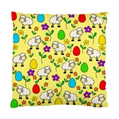 Easter Lamb Standard Cushion Case (one Side) by Valentinaart