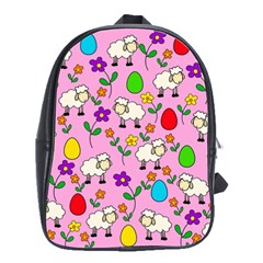 Easter Lamb School Bags(large)  by Valentinaart