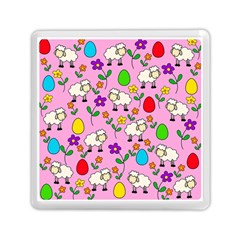 Easter Lamb Memory Card Reader (square)  by Valentinaart