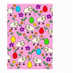 Easter Lamb Small Garden Flag (two Sides) by Valentinaart