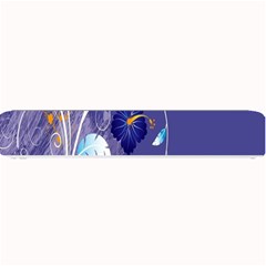 Flowers Butterflies Patterns Lines Purple Small Bar Mats by Mariart