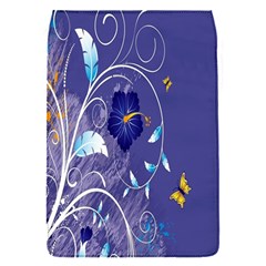 Flowers Butterflies Patterns Lines Purple Flap Covers (s)  by Mariart