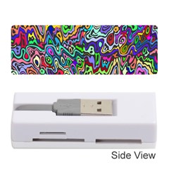 Colorful Abstract Paint Rainbow Memory Card Reader (stick) 