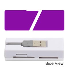 Number 7 Purple Memory Card Reader (stick) 