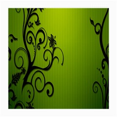 Illustration Wallpaper Barbusak Leaf Green Medium Glasses Cloth (2-side) by Mariart