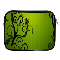 Illustration Wallpaper Barbusak Leaf Green Apple Ipad 2/3/4 Zipper Cases by Mariart