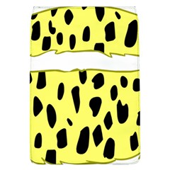 Leopard Polka Dot Yellow Black Flap Covers (l) 