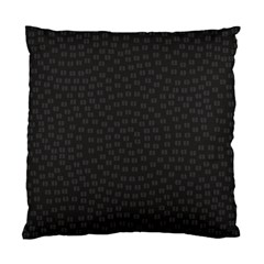 Oklahoma Circle Black Glitter Effect Standard Cushion Case (two Sides)