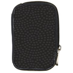 Oklahoma Circle Black Glitter Effect Compact Camera Cases by Mariart