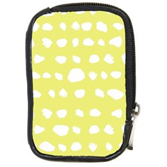 Polkadot White Yellow Compact Camera Cases by Mariart