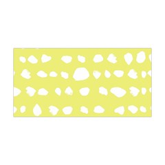 Polkadot White Yellow Yoga Headband by Mariart