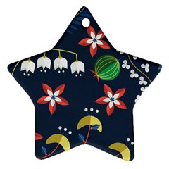 Origami Flower Floral Star Leaf Ornament (star)