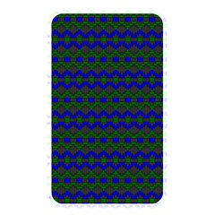 Split Diamond Blue Green Woven Fabric Memory Card Reader by Mariart