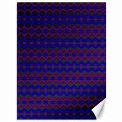 Split Diamond Blue Purple Woven Fabric Canvas 36  X 48   by Mariart
