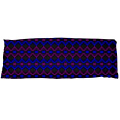 Split Diamond Blue Purple Woven Fabric Body Pillow Case (dakimakura)