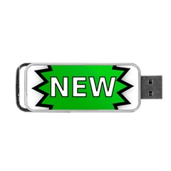 New Icon Sign Portable Usb Flash (one Side) by Mariart