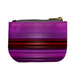 Stripes Line Red Purple Mini Coin Purses Back