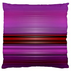 Stripes Line Red Purple Large Cushion Case (two Sides) by Mariart