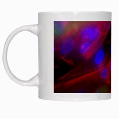 Vaccine Blur Red White Mugs by Mariart