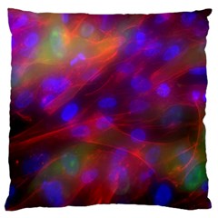 Vaccine Blur Red Large Flano Cushion Case (one Side) by Mariart