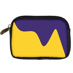 Purple Yellow Wave Digital Camera Cases