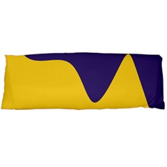 Purple Yellow Wave Body Pillow Case (dakimakura)